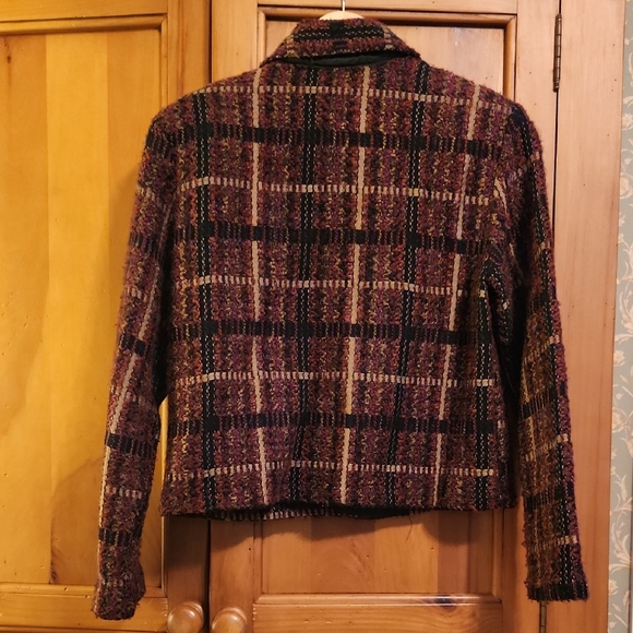 Elegant Plaid Blazer - Picture 5 of 5